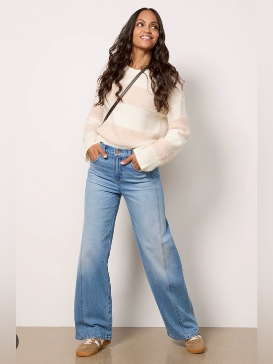 Evereve Denim - NWT EVEREVE Women's Ever Vintage Seamed Wide Leg Jeans size 28